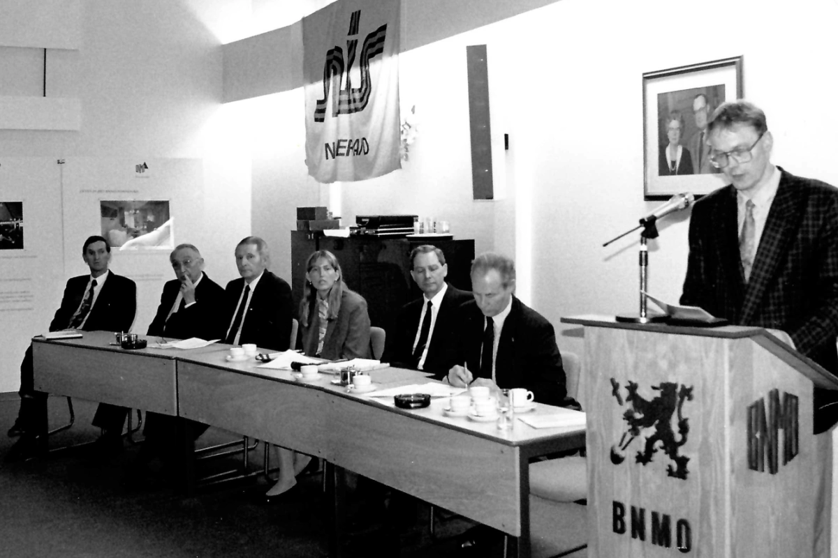 Foto van John Teunissen bij het NIS NEBAS